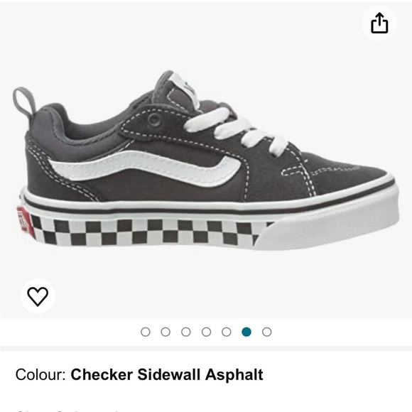 Vans Kids Checker Sidewall Asphalt Shoes - Picture 3 of 10